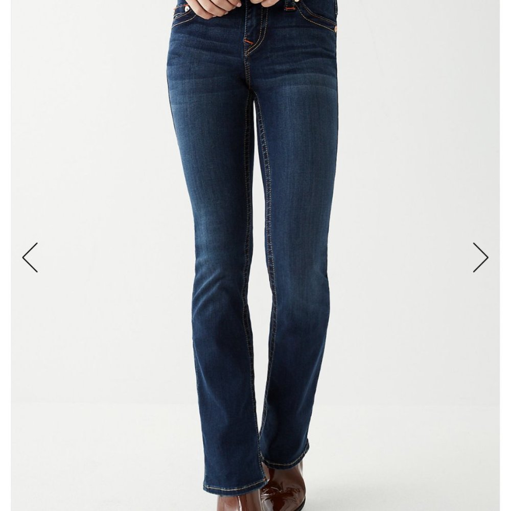 True Religion Becca Midrise Bootcut Jeans Size 33 with 30-inch inseam
